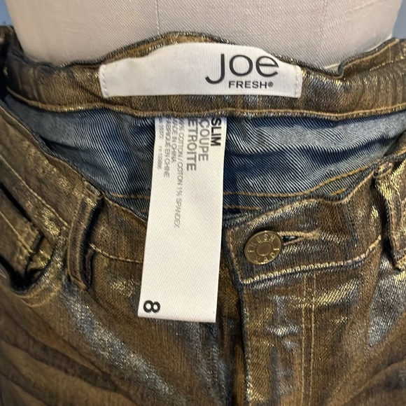 gorgeous metallic gold skinny jeans - Picture 2 of 3